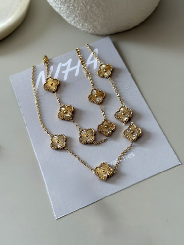 گردنبند و دستبند ونکلیف استیل