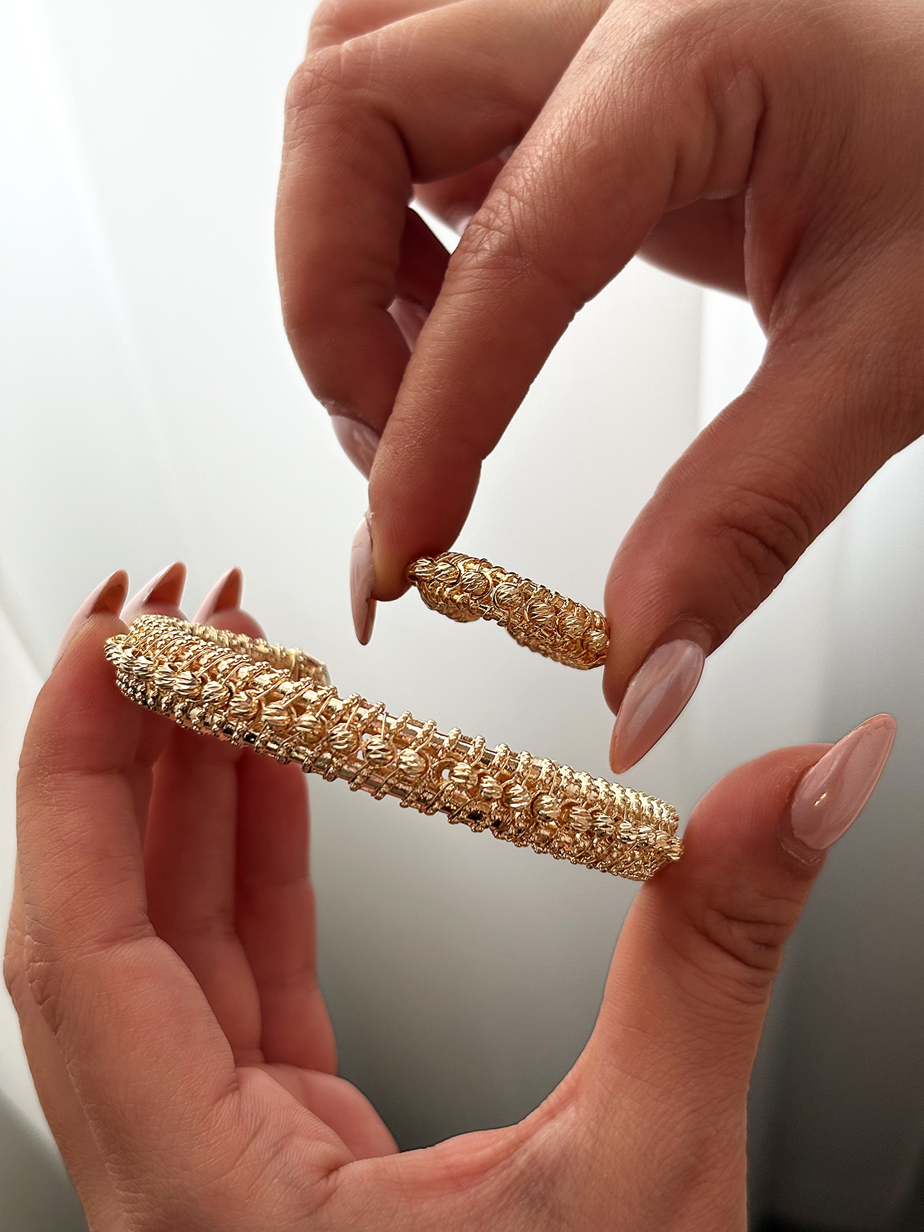 انگشتر و دستبند جواهری ژوپینگ رنگ ثابت