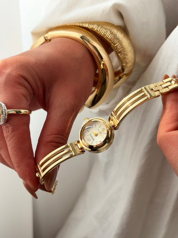 ساعت مچی زنانه بند دستبندی رنوس
