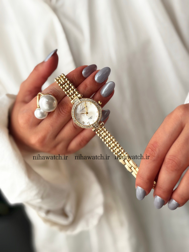 ساعت مچی زنانه دورنگین کینگ گرل